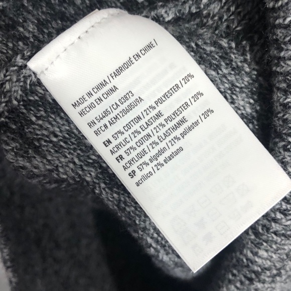 American Eagle Gray Off The Shoulder Sweater Dress - Picture 6 of 10